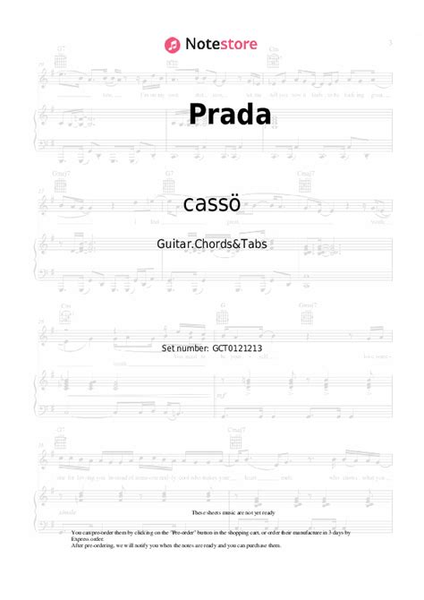 prada piano chords|PRADA CHORDS by Casso, RAYE & D.